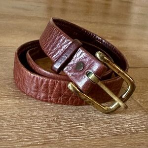 1960s Hickok Leather Belt